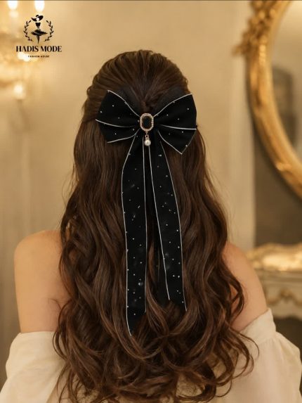 گلسر پاپیونی پینترستی دخترانه زنانه 010