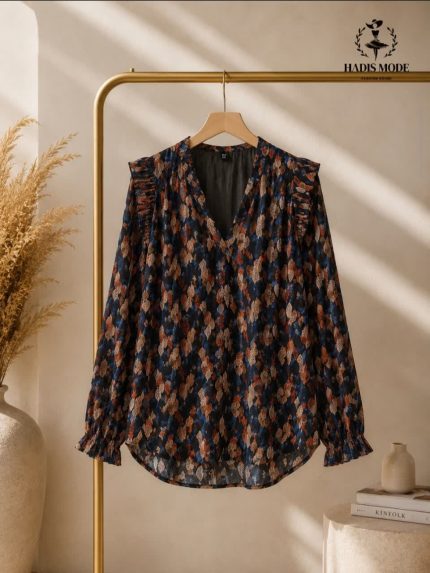 شومیز حریر یاخما دخترانه زنانه وارداتی برند SHEIN