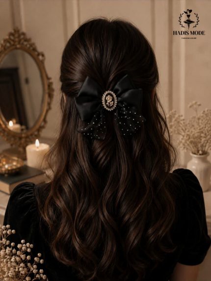 گلسر پاپیونی پینترستی دخترانه زنانه 015