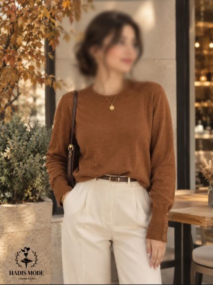 بافت گپ زنانه دخترانه شتری وارداتی برند M&CO
