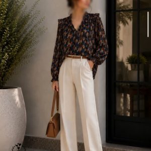 شومیز حریر یاخما دخترانه زنانه وارداتی برند SHEIN