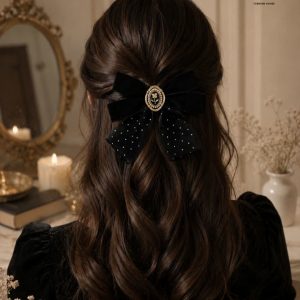 گلسر پاپیونی پینترستی دخترانه زنانه 014